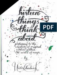 Hector Chadwick - Thirteen Things to Think About.pdf
