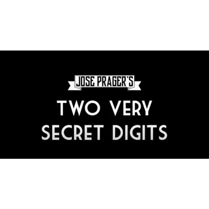 Two Very Secret Digits By José Prager